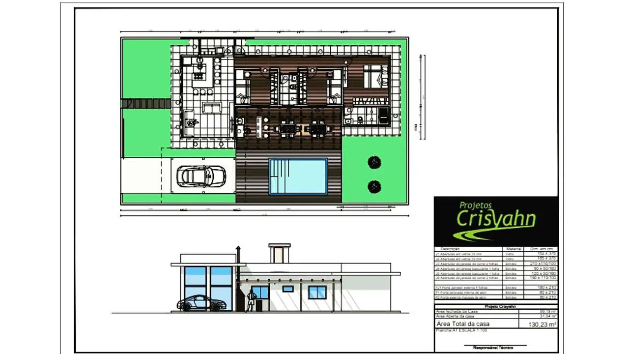 Casa Simples de Quartzo e Plantação, creation #10583